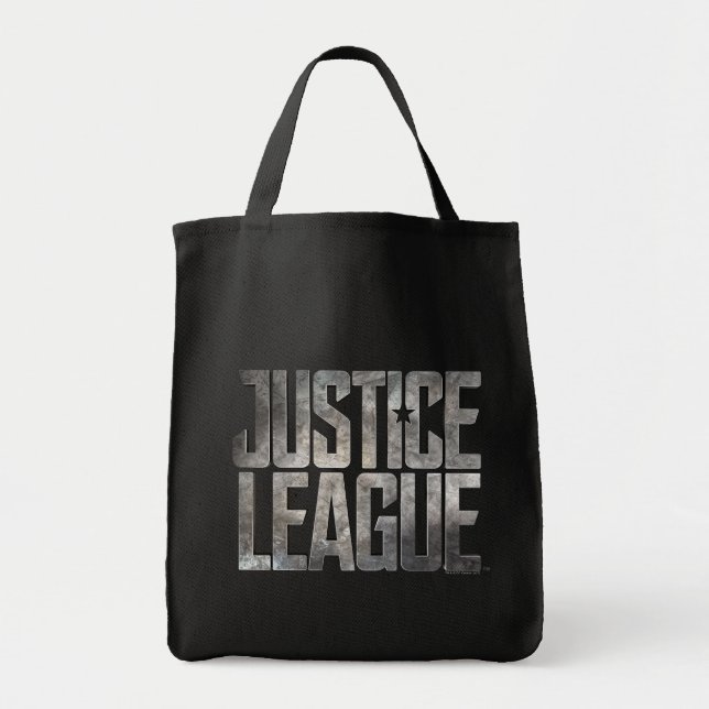 Justice League | Metallisk Logotyp för Rättsligt f Tygkasse (Framsidan)