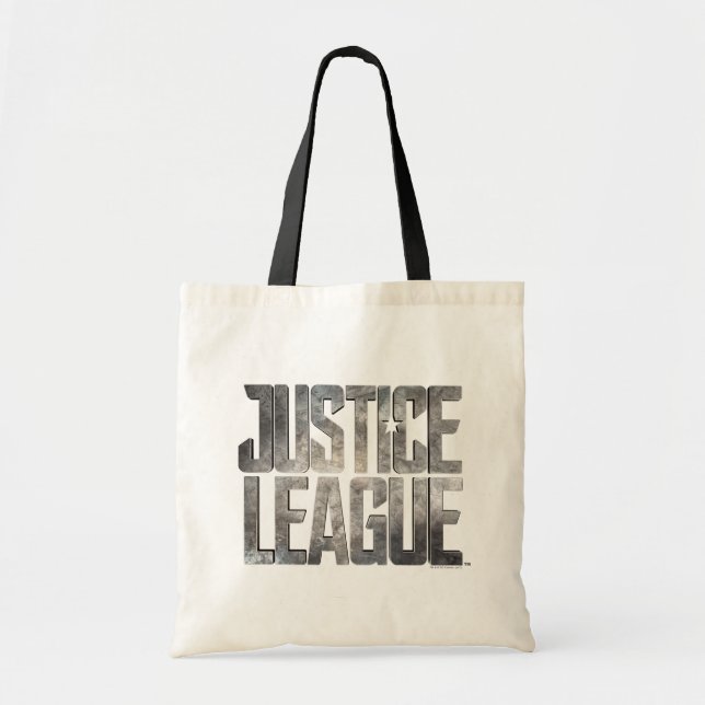 Justice League | Metallisk Logotyp för Rättsligt f Tygkasse (Framsidan)