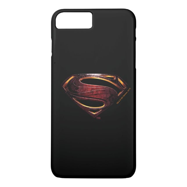 Justice League | Metallisk supermanssymbol Case-Mate iPhone Skal (Baksida)