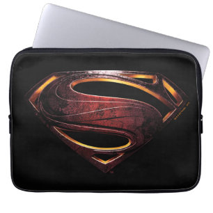 Justice League   Metallisk supermanssymbol Laptop Fodral