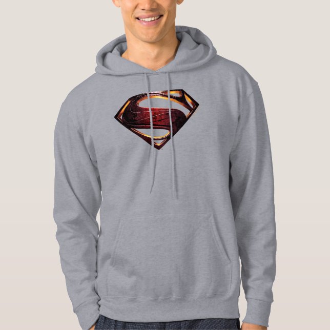 Justice League | Metallisk supermanssymbol Sweatshirt (Framsida)