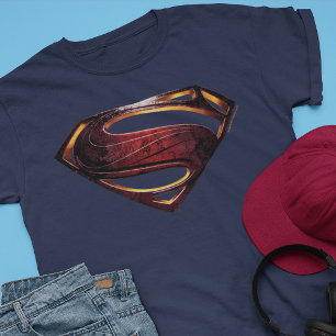Justice League Metallisk supermanssymbol Tee