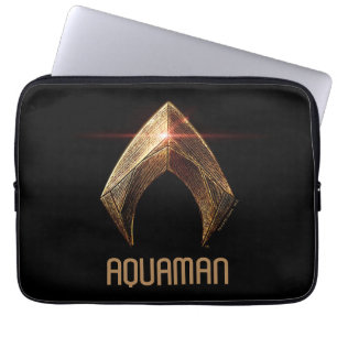 Justice League Metallisk vattensymbol Laptop Fodral