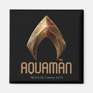 Justice League Metallisk vattensymbol Magnet