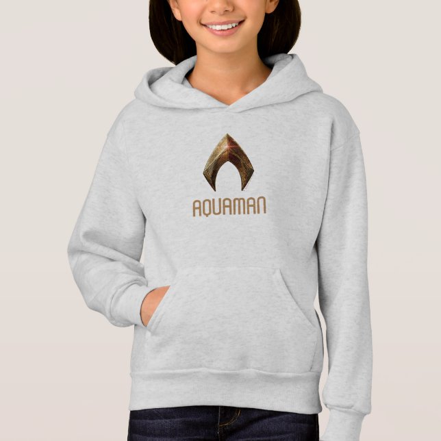 Justice League | Metallisk vattensymbol Tee (Framsida)