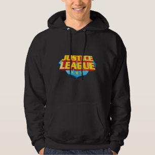 Justice League Namn och Shield Logotyp Sweatshirt