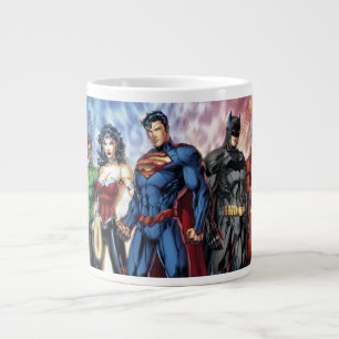 Justice League   Ny 52 Justice League Line Up Jumbo Mugg
