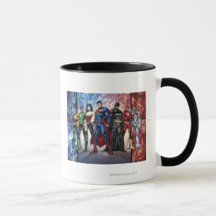 Justice League Ny 52 Justice League Line Up Mugg