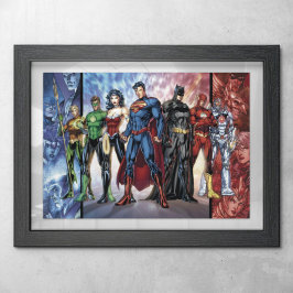 Justice League | Ny 52 Justice League Line Up Poster