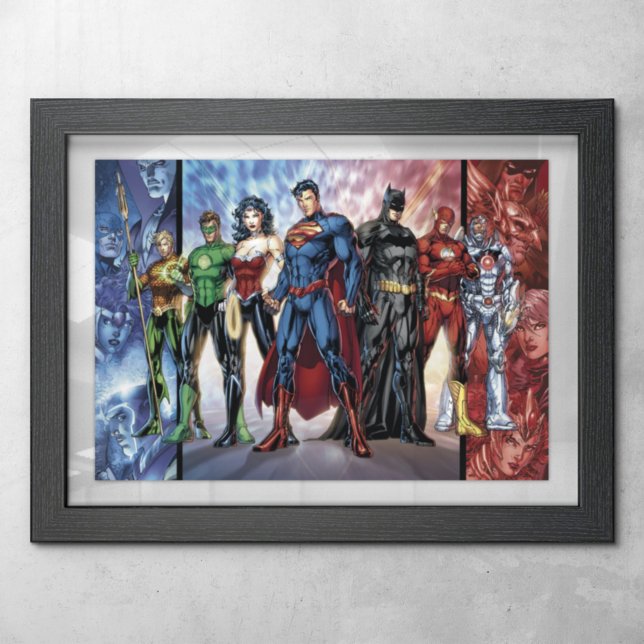 Justice League | Ny 52 Justice League Line Up Poster (Skapare uppladdad)