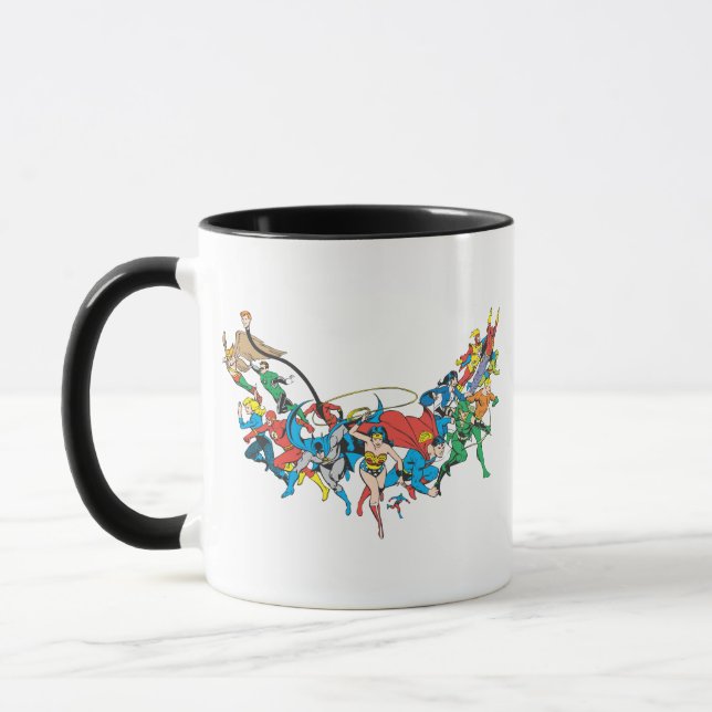 Justice League of America Group 2 Mugg (Vänster)