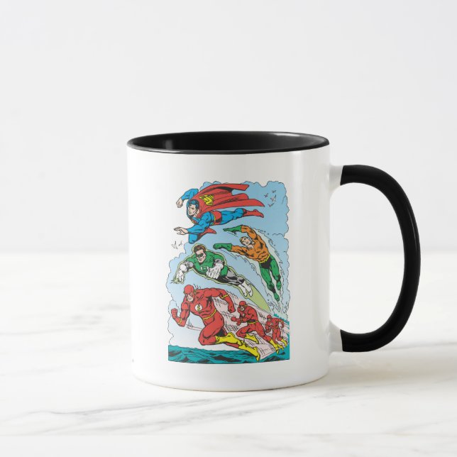 Justice League of America Group 3 Mugg (Höger)
