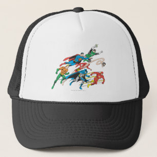Justice League of America Group 5 Truckerkeps