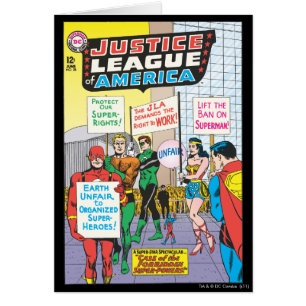 Justice League of America Issue #28 - June Hälsningskort