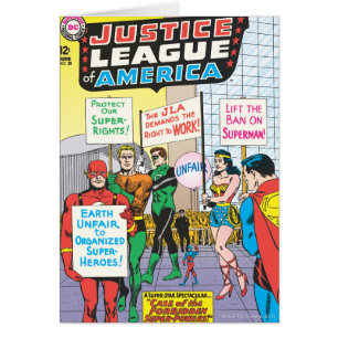 Justice League of America Issue #28 - June Hälsningskort