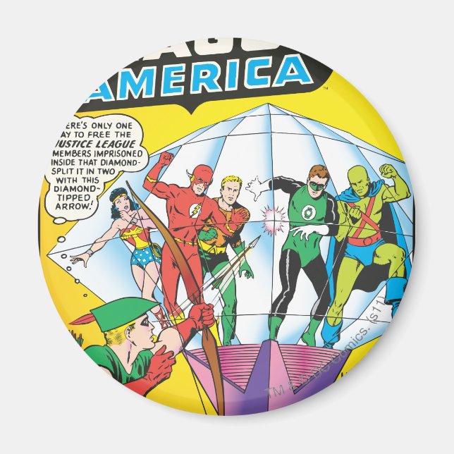 Justice League of America Issue #4 - May Magnet (Framsidan)