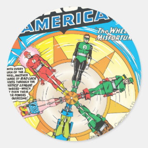 Justice League of America Issue #6 - Sept Runt Klistermärke