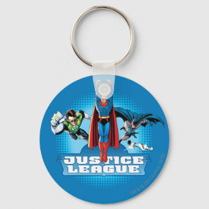 Justice League Power Trio Nyckelring