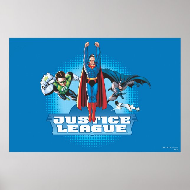 Justice League Power Trio Poster (Framsidan)