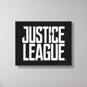 Justice League Rättslig Logotyp Canvastryck