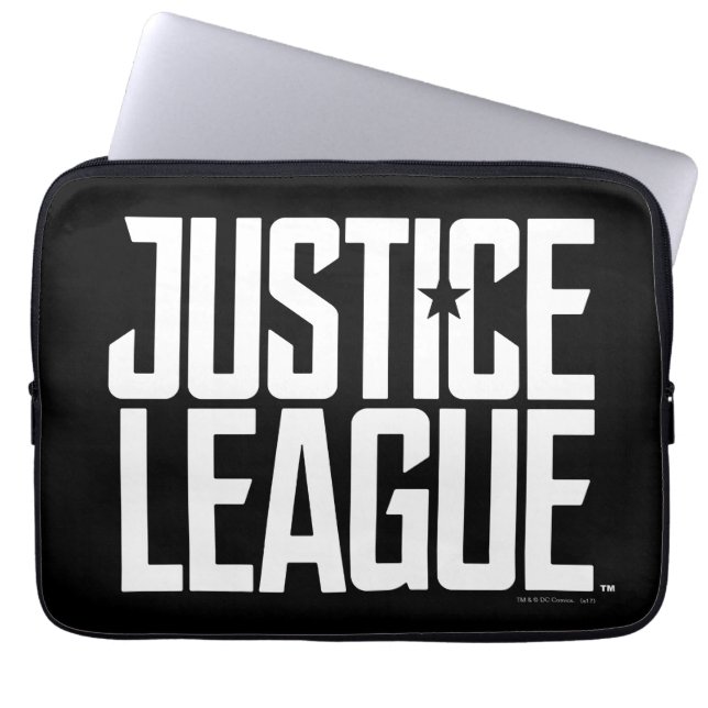 Justice League | Rättslig Logotyp Laptop Sleeve (Framsidan)