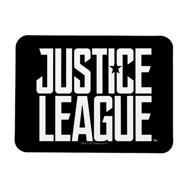 Justice League | Rättslig Logotyp Magnet (Horisontell)