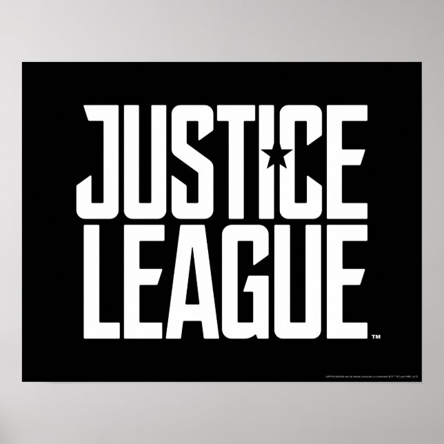 Justice League | Rättslig Logotyp Poster (Framsidan)