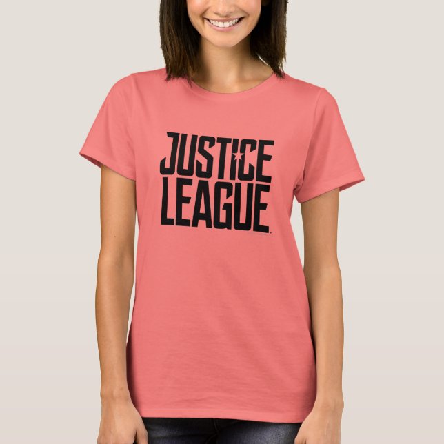 Justice League | Rättslig Logotyp T-shirt (Framsida)