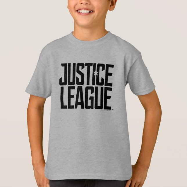 Justice League | Rättslig Logotyp Tee Shirt (Framsida)