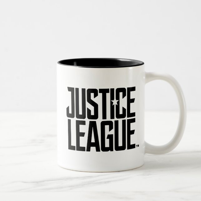Justice League | Rättslig Logotyp Två-Tonad Mugg (Höger)