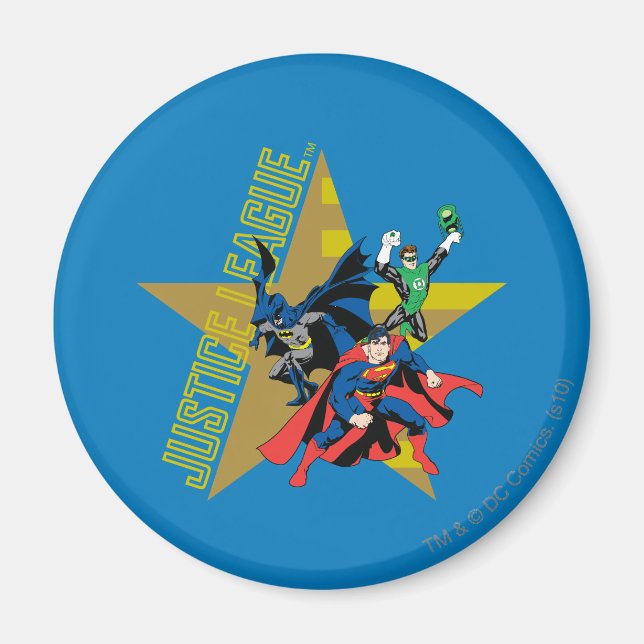 Justice League Star Heroes Magnet (Framsidan)
