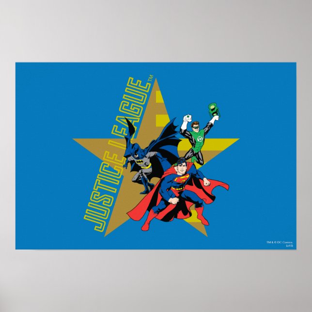 Justice League Star Heroes Poster (Framsidan)