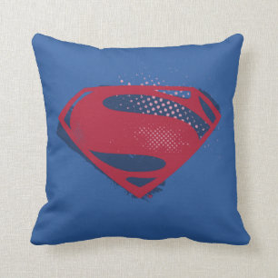 Justice League Stenmanssymbol för pensel och ras Kudde