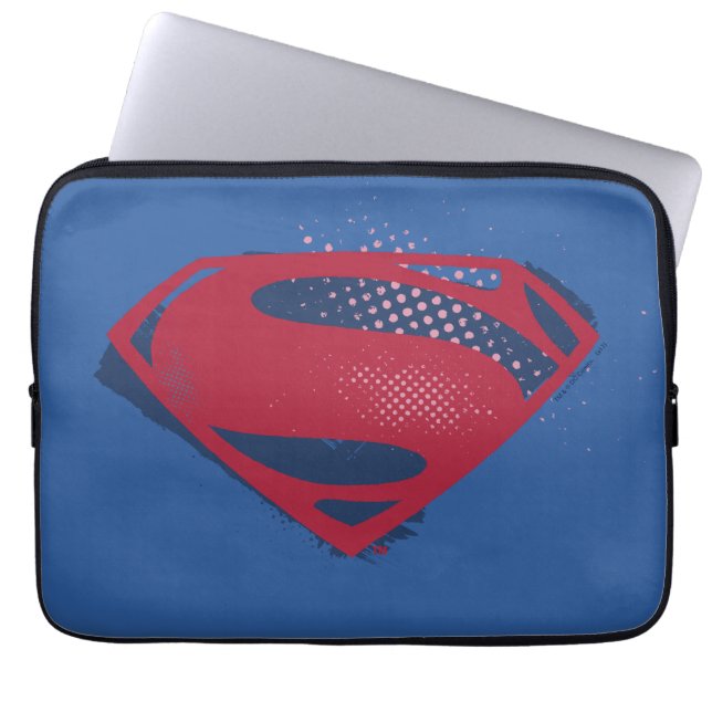 Justice League | Stenmanssymbol för pensel och ras Laptop Sleeve (Framsidan)