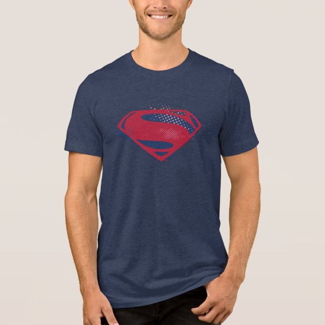 Justice League | Stenmanssymbol för pensel och ras T Shirt (Framsida)