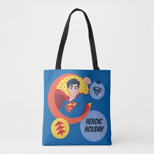 Justice League Superman Helgdag Bauble Tygkasse (Framsida)