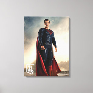 Justice League   Superman On Battlefield Canvastryck