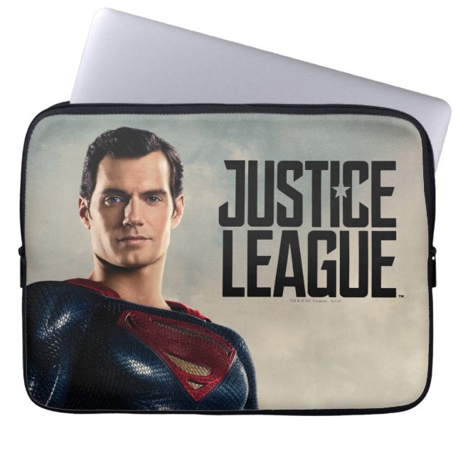 Justice League | Superman On Battlefield Laptop Fodral (Framsidan)