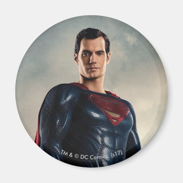 Justice League | Superman On Battlefield Magnet (Framsidan)