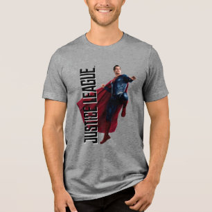 Justice League   Superman On Battlefield T-shirt I Triblend-tyg