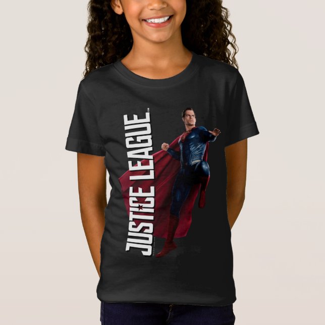 Justice League | Superman On Battlefield Tee (Framsida)