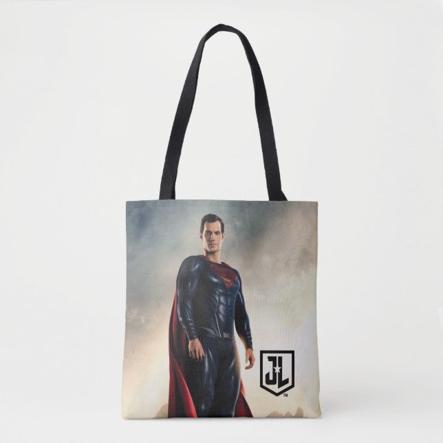 Justice League | Superman On Battlefield Tygkasse (Framsida)