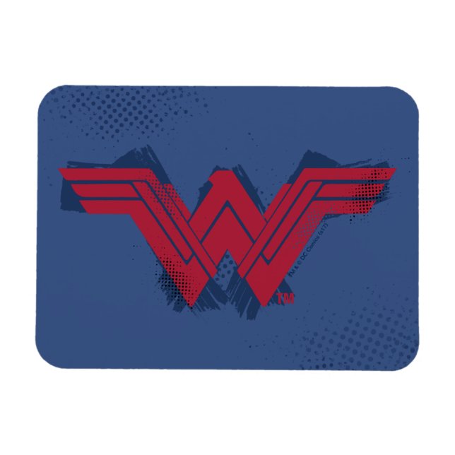 Justice League |  symbol för övergiven kvinna Magnet (Horisontell)