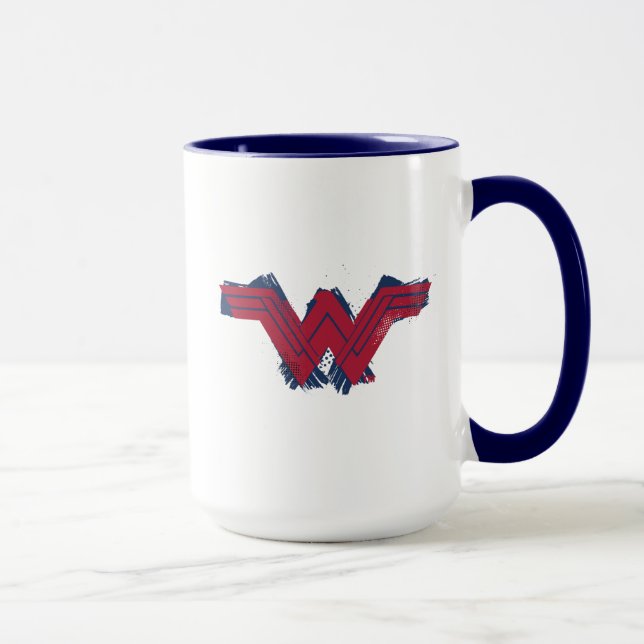 Justice League |  symbol för övergiven kvinna Mugg (Höger)