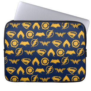 Justice League Symboler för stiliserat team Laptop Fodral