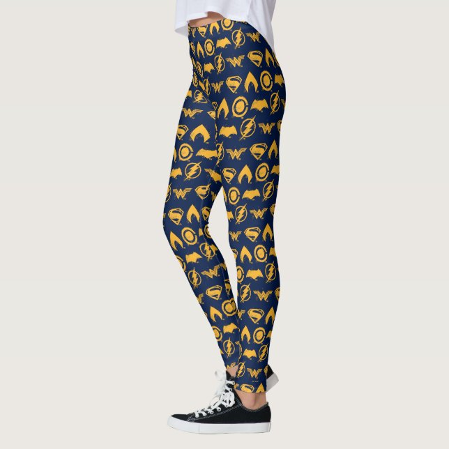 Justice League | Symboler för stiliserat team Leggings (Vänster)