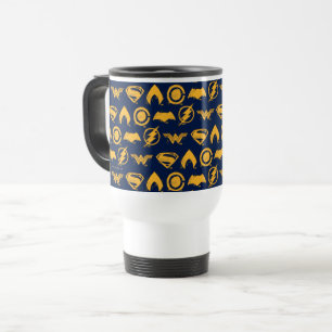 Justice League   Symboler för stiliserat team Resemugg