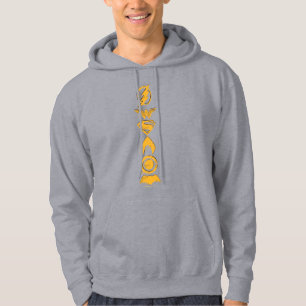 Justice League Symboler för stiliserat team Sweatshirt Med Luva