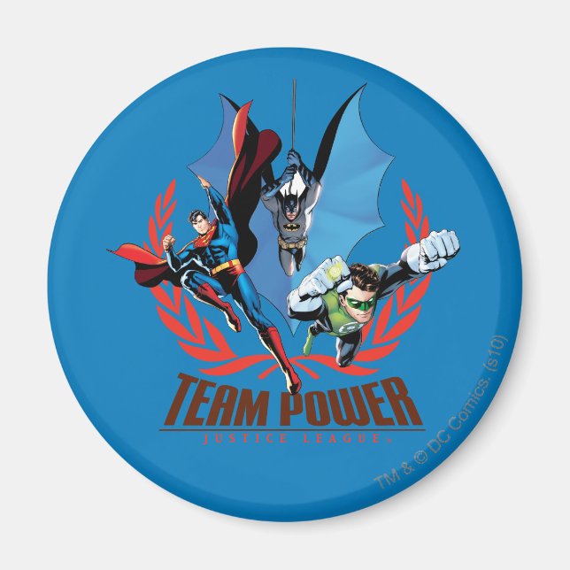 Justice League Team Power Magnet (Framsidan)