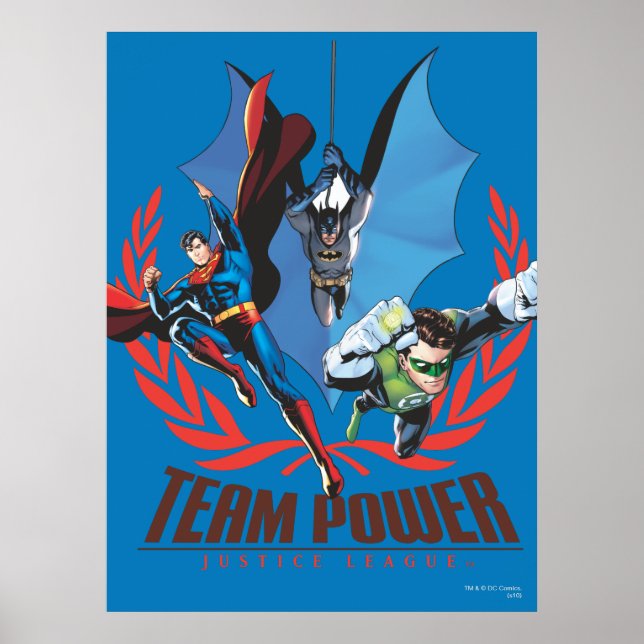 Justice League Team Power Poster (Framsidan)
